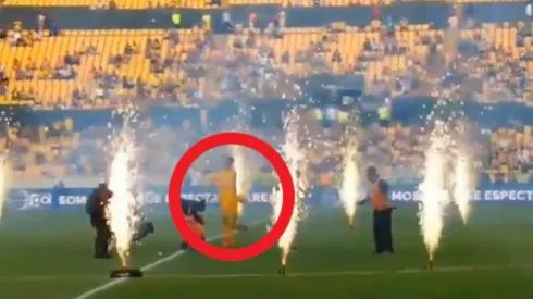 ¿Para eso lo trajeron? El blooper de Reyes