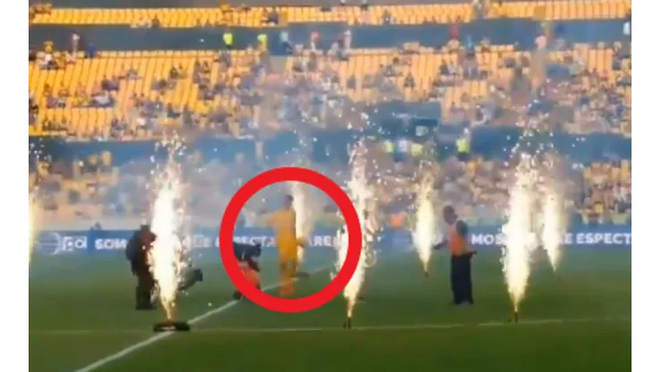 ¿Para eso lo trajeron? El blooper de Reyes