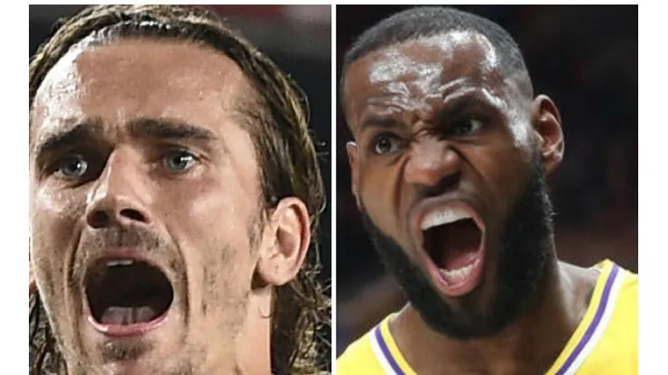 LeBron James le mandó un mensaje a Antoine Griezmann por su celebración ante el Betis