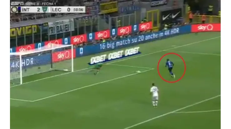 El tanto de Romelu Lukaku.