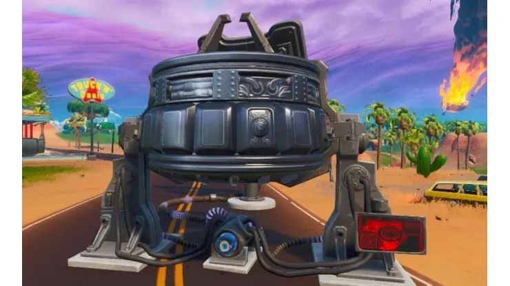 Un nuevo Faro de la Grieta apareció en la parada de camiones del desierto en Fortnite