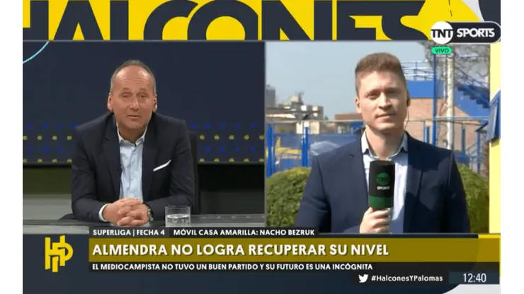 En TNT Sports contaron que Almendra se bajó del partido con Banfield y después pidió jugar