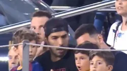 Es viral: el video de Luis Suárez "retando" a Mateo Messi por gritar antes un gol que no fue