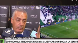 Alfaro lo tiene claro: "Yo tengo que clasificar a Boca a semifinales, después pensaremos en River"