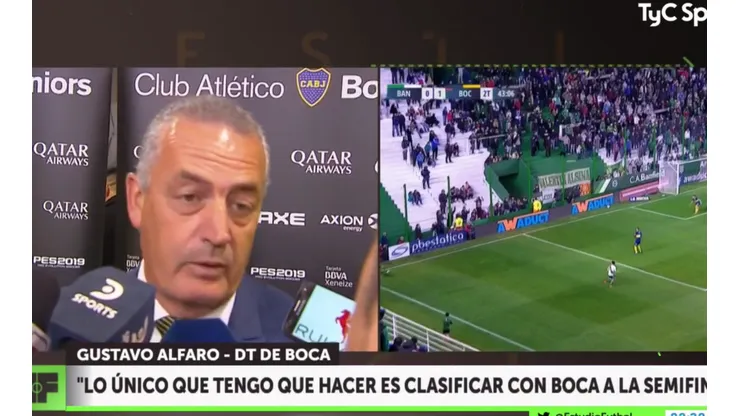 Alfaro lo tiene claro: "Yo tengo que clasificar a Boca a semifinales, después pensaremos en River"