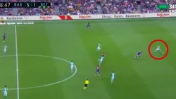 Sorprendió hasta al camarógrafo: Morón recibió, miró y le rompió el arco a Ter Stegen