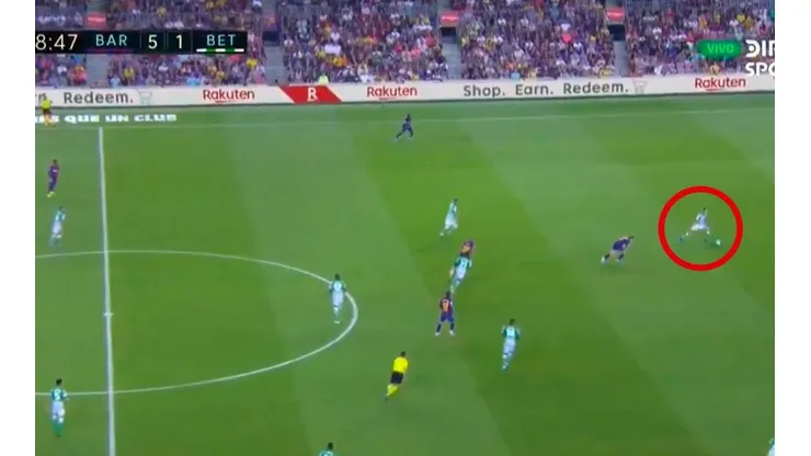 Sorprendió hasta al camarógrafo: Morón recibió, miró y le rompió el arco a Ter Stegen