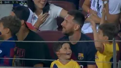 La reacción de los Messi.