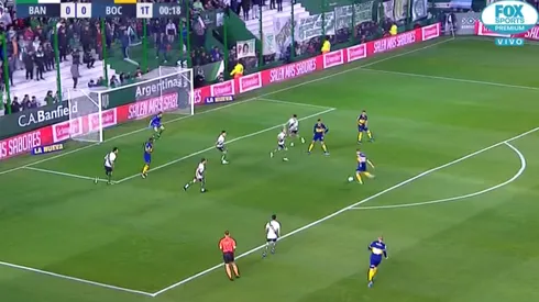 Sorpresa, Banfield: Soldano metió su primer gol en Boca a los 20 segundos de partido