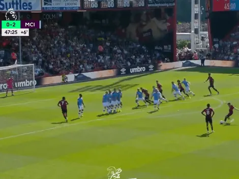 Mejor que Messi: Bournemouth no hizo nada ante el City, salvo este golón