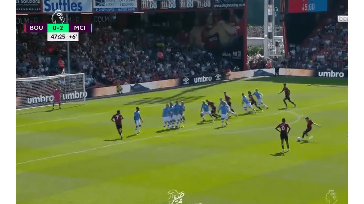 Mejor que Messi: Bournemouth no hizo nada ante el City, salvo este golón