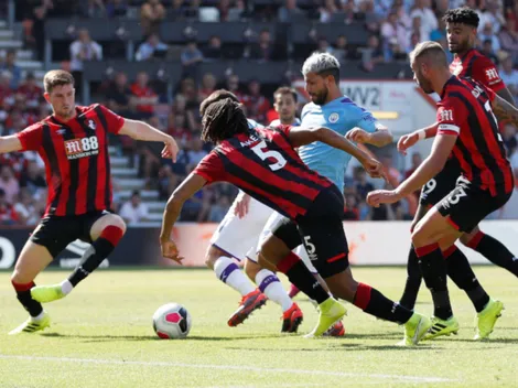 Agüero volvió a ser letal para un Manchester City que venció al Bournemouth con autoridad