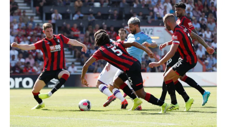 Agüero volvió a ser letal para un Manchester City que venció al Bournemouth con autoridad
