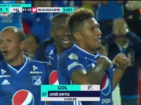Saluden al nuevo goleador de la Liga Águila: ¡doblete de Ortíz ante el Cali!