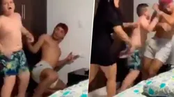 Video viral: hermanos diabólicos trolearon a su madre y ella les dio su merecido