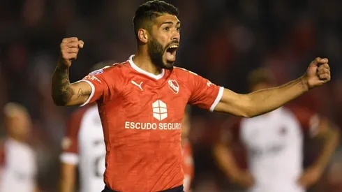 El festejo de Alexander Barboza.