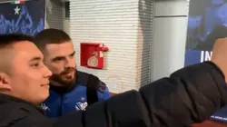 La muy buena actitud de Fernando Gago.