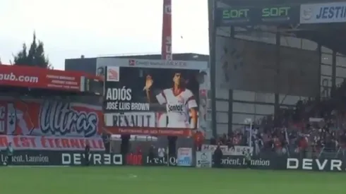 El homenaje a José Luis Brown.