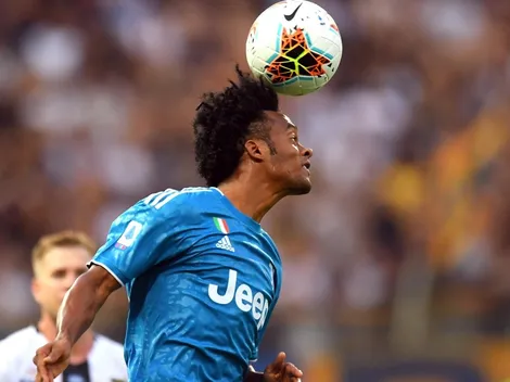 Juan Guillermo Cuadrado jugó 19 minutos en la victoria de Juventus en la Serie A