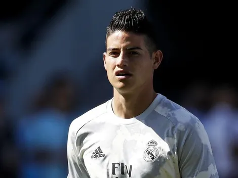 Ahora todo es amor: el "seguir" de James Rodríguez que va a enamorar a Zinedine Zidane