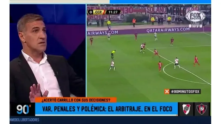 Cascini explotó en 90 Minutos de Fútbol y tiró: "El VAR se está usando bárbaro"