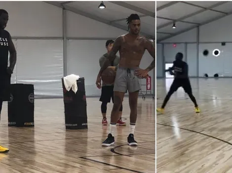 D'Angelo Russell se entrenó con Draymond Green y los Warriors meten miedo