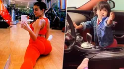 Georgina Rodriguez mostró en Instagram lo que pasa en el auto de Cristiano cuando no está en casa