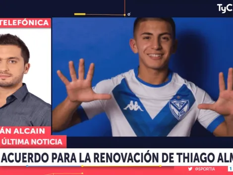 Sonríe Heinze: Thiago Almada, a punto de renovar con Vélez