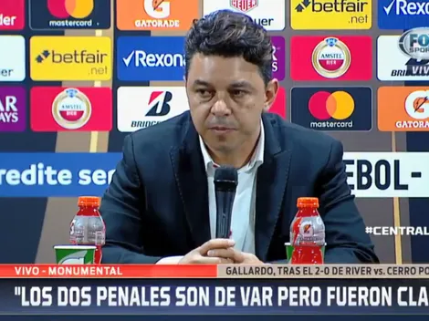 La respuesta de Gallardo sobre los penales que tuvo River: "Son de VAR pero fueron claros"