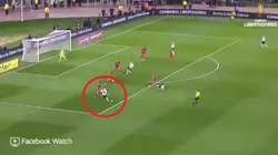 Terminó en el lateral: el remate de Carrascal del que se burló hasta la Libertadores
