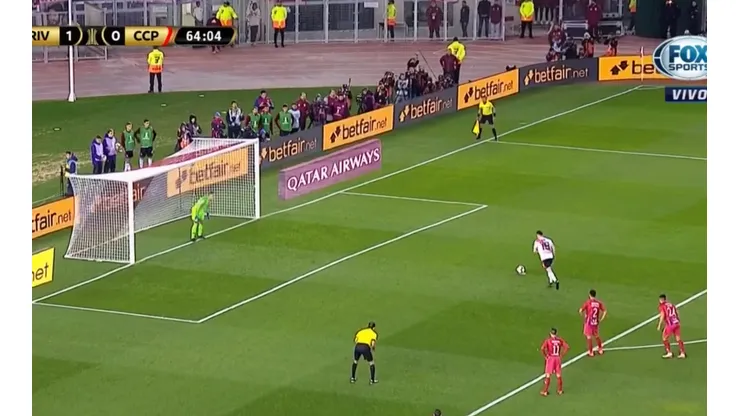 Carrizo salió lejos, hizo penal y Borré marcó el 2-0 para River ante Cerro Porteño
