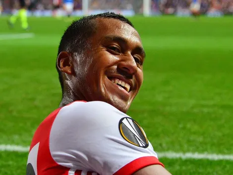 ¡Pase gol del Cabezón! Con asistencia de Tapia, el Feyenoord goleó 3-0 en la Europa League