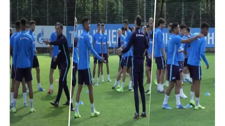 Wilmar Barrios no entiende bien el ruso y desató las burlas de sus compañeros