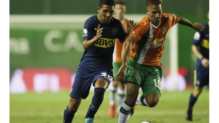 Banfield vs. Boca por la Superliga.