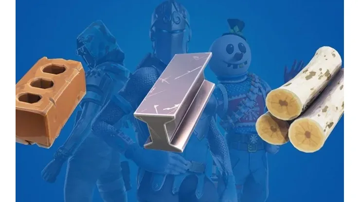 Mejores lugares para recolectar 100 de cada material en 60 segundos en Fortnite