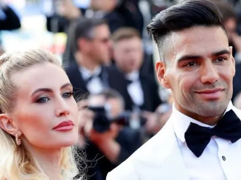 La foto de Lorelei Tarón que certifica la novela de Falcao con el AS Mónaco