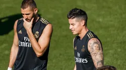 James Rodríguez, jugador del Real Madrid.