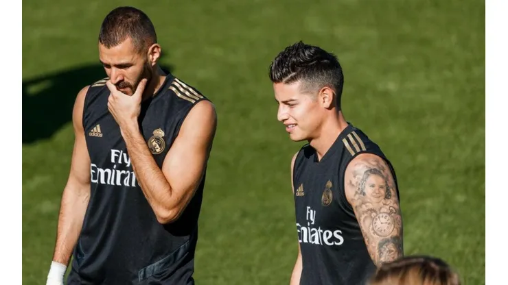 James Rodríguez, jugador del Real Madrid.