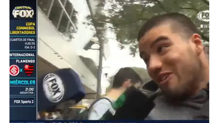 Weigandt se escapó rápido de la prensa y nos hizo llorar: "Estoy con un asunto con el baño"