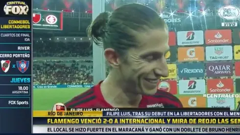 ¿River o Boca? Filipe Luis tiró contra quién le gustaría jugar la final de la Libertadores