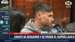 Zárate habló tras hacerse los estudios: "Pensé que era algo más grave"