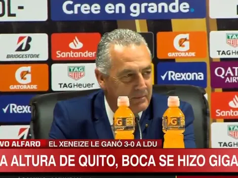 A Alfaro le pidieron un título para la victoria de Boca y lo dijo todo con 4 palabras