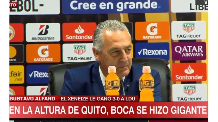 A Alfaro le pidieron un título para la victoria de Boca y lo dijo todo con 4 palabras