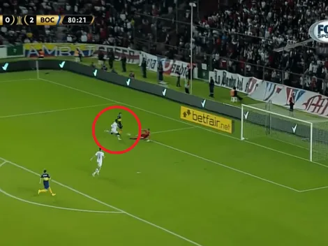 Video: Wanchope la peleó solo arriba e hizo que Caicedo se meta un gol en contra