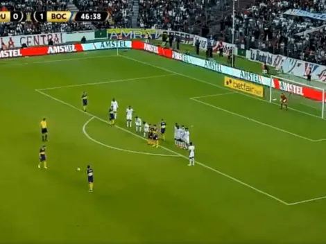 De Rossi tenía razón: Bebelo Reynoso convirtió un gol bárbaro de tiro libre