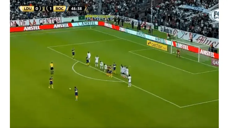 De Rossi tenía razón: Bebelo Reynoso convirtió un gol bárbaro de tiro libre
