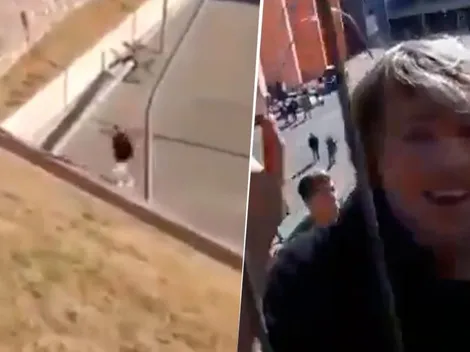 Video: Paulo Londra vio a sus fans, no dudó y subió un barranco peligroso para saludarlos