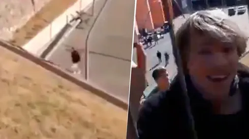 Video: Paulo Londra vio a sus fans, no dudó y subió un barranco peligroso para saludarlos