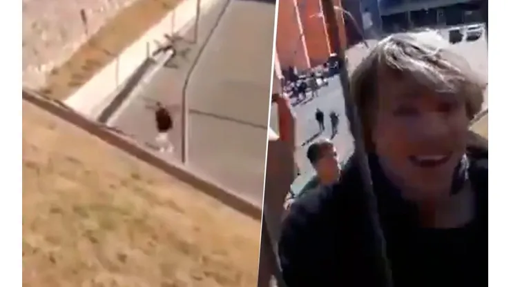 Video: Paulo Londra vio a sus fans, no dudó y subió un barranco peligroso para saludarlos