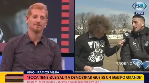 Migliore y el cruce que tuvo con un ex-River: "Lo fui a buscar y me terminó pidiendo la camiseta"